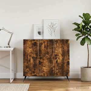 Servírovací skříň Kouřový dub 89 x 34,5 x 80 cm - obrázek 4