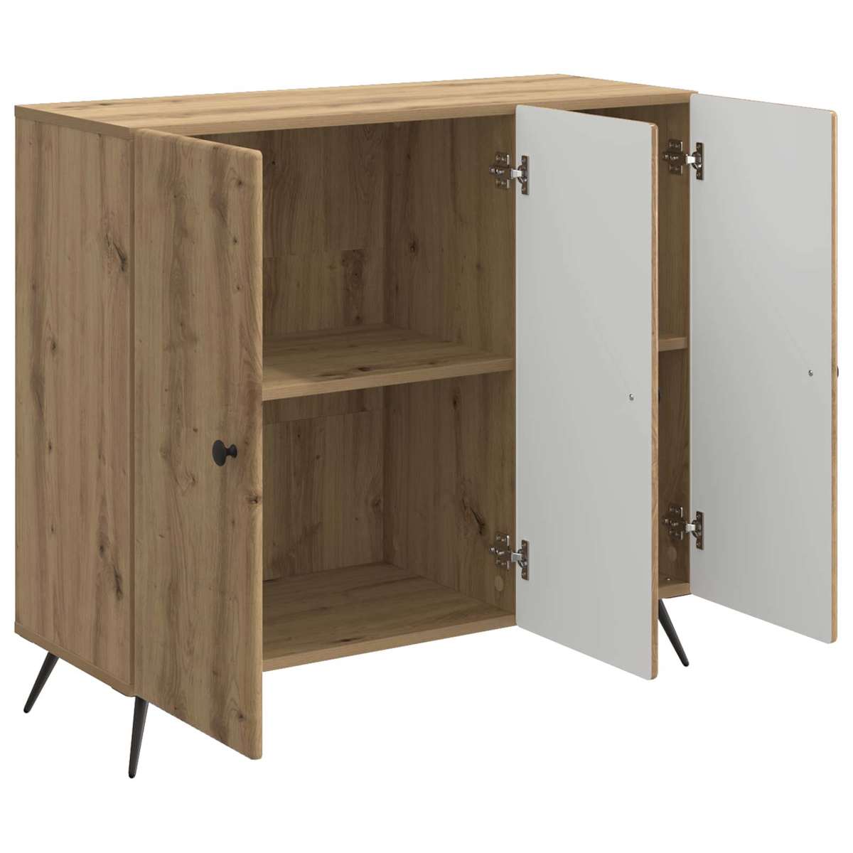Sideboard 89 x 34,5 x 80 cm Konstrueret træ - Billede 5
