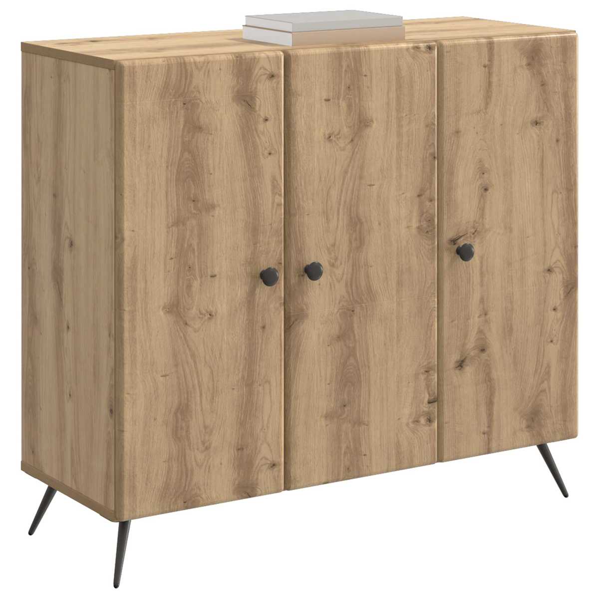 Sideboard 89 x 34,5 x 80 cm Konstrueret træ - Billede 3