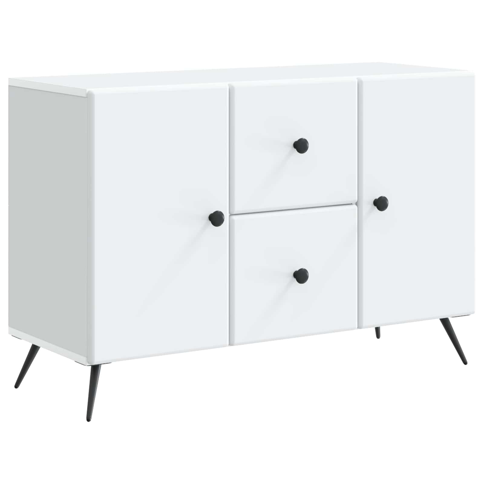 vidaXL Bufet cu sertar Alb 89 x 34,5 x 60 cm Lemn prelucrat