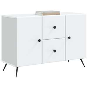 Servírovací skříň Bílá 89 x 34,5 x 60 cm Kompozitní dřevo - obrázek 3