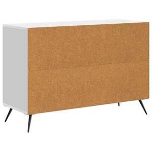 Servírovací skříň Bílá s vysokým leskem 89 x 34,5 x 60 cm - obrázek 8