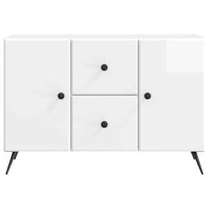 Servírovací skříň Bílá s vysokým leskem 89 x 34,5 x 60 cm - obrázek 6