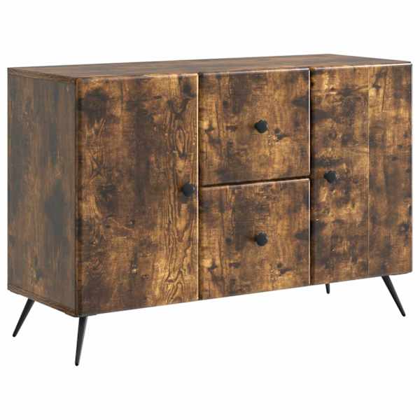 vidaXL K&otilde;ide sahtliga Suitsutatud tamm 89 x 34,5 x 60 cm Tehispuit