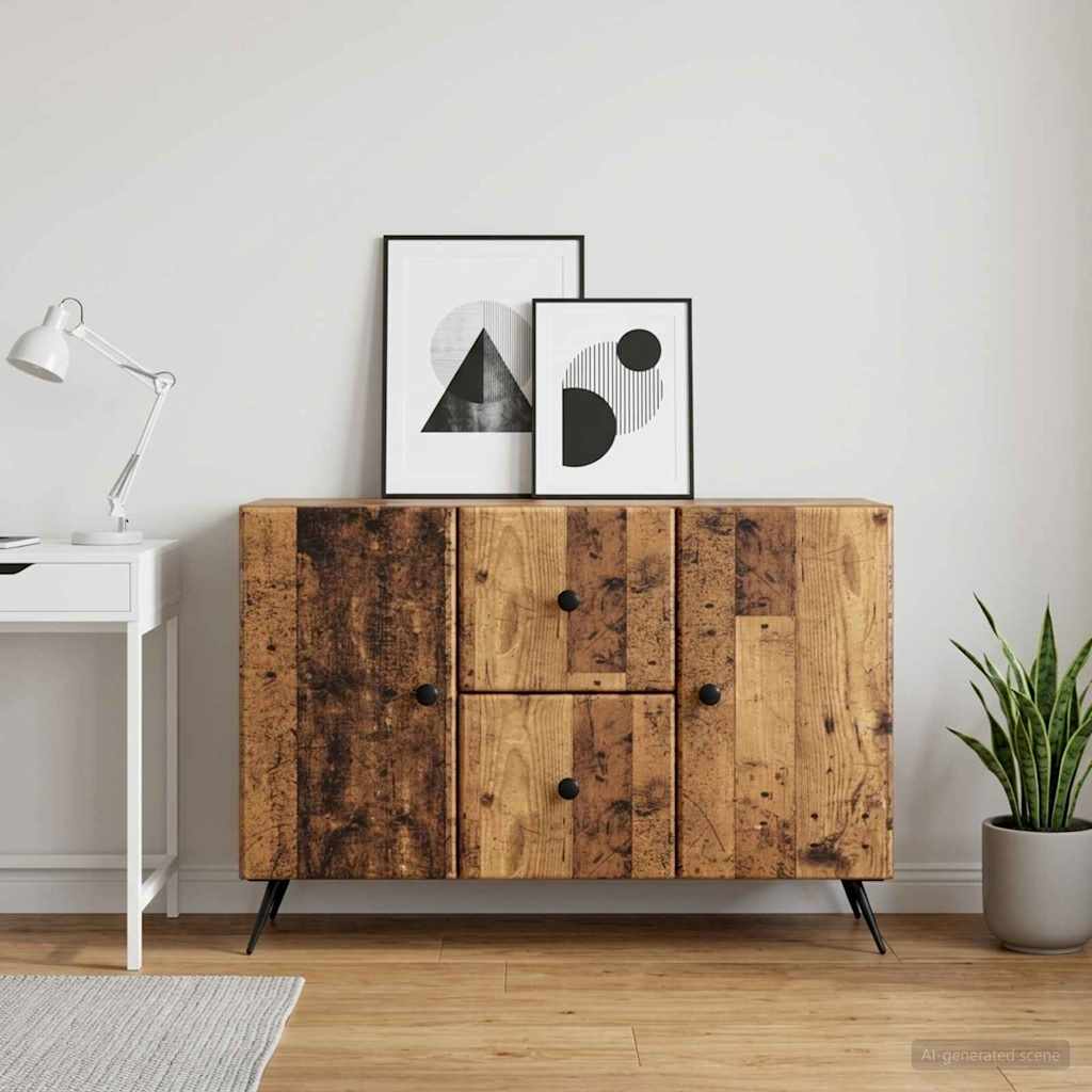 vidaXL Bufet cu sertar Lemn vechi 89 x 34,5 x 60 cm Lemn prelucrat