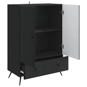 Servírovací skříň Černá 66 x 34,5 x 95 cm Kompozitní dřevo - obrázek 4