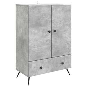 Servírovací skříň se zásuvkou Betonově šedá 66 x 34,5 x 95 cm - obrázek 2