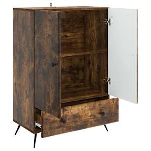 Servírovací skříň se zásuvkou Kouřový dub 66 x 34,5 x 95 cm - obrázek 4