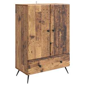 Servírovací skříň se zásuvkou Staré dřevo 66 x 34,5 x 95 cm - obrázek 2