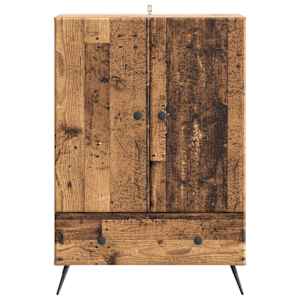 Servírovací skříň se zásuvkou Staré dřevo 66 x 34,5 x 95 cm - obrázek 5