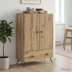 Servírovací skříň Dub artisan 66 x 34,5 x 95 cm - obrázek 1