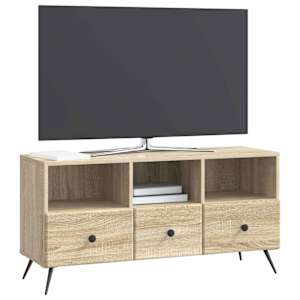 Televizní skříň Dub sonoma 102 x 34,5 x 50 cm Kompozitní dřevo - obrázek 3