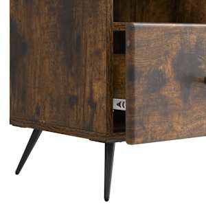 Televizní skříň Kouřový dub 102 x 34,5 x 50 cm Kompozitní dřevo - obrázek 9