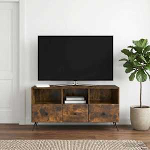 Televizní skříň Kouřový dub 102 x 34,5 x 50 cm Kompozitní dřevo - obrázek 1