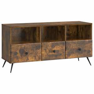 Televizní skříň Kouřový dub 102 x 34,5 x 50 cm Kompozitní dřevo - obrázek 2