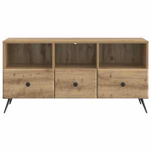 Televizní skříň 102 x 34,5 x 50 cm Dub artisan Kompozitní dřevo - obrázek 6