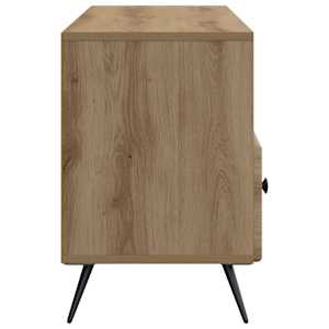 Televizní skříň 102 x 34,5 x 50 cm Dub artisan Kompozitní dřevo - obrázek 7