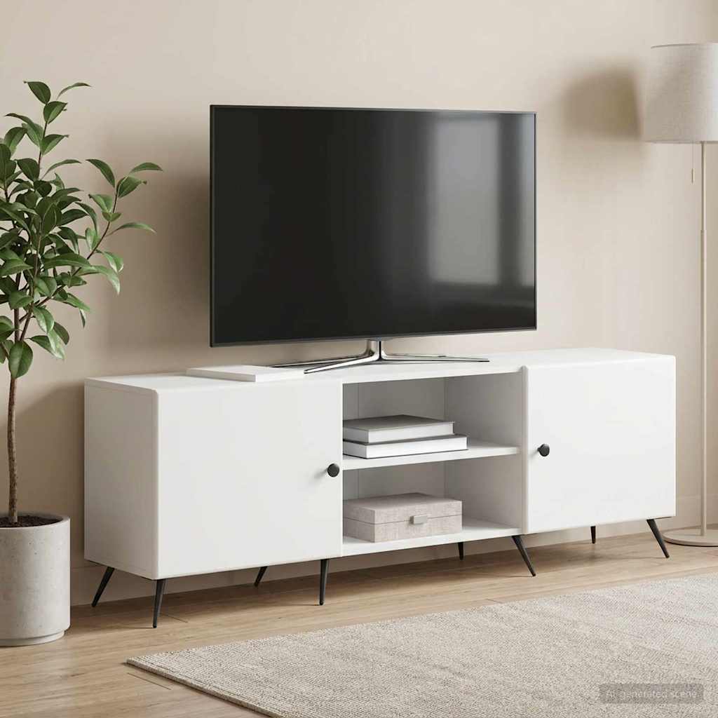 vidaXL Cabinet TV Alb 150 x 31 x 50 cm Lemn prelucrat