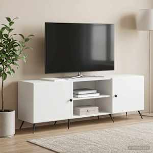 TV omarica Bela 150 x 31 x 50 cm Inženirski les
