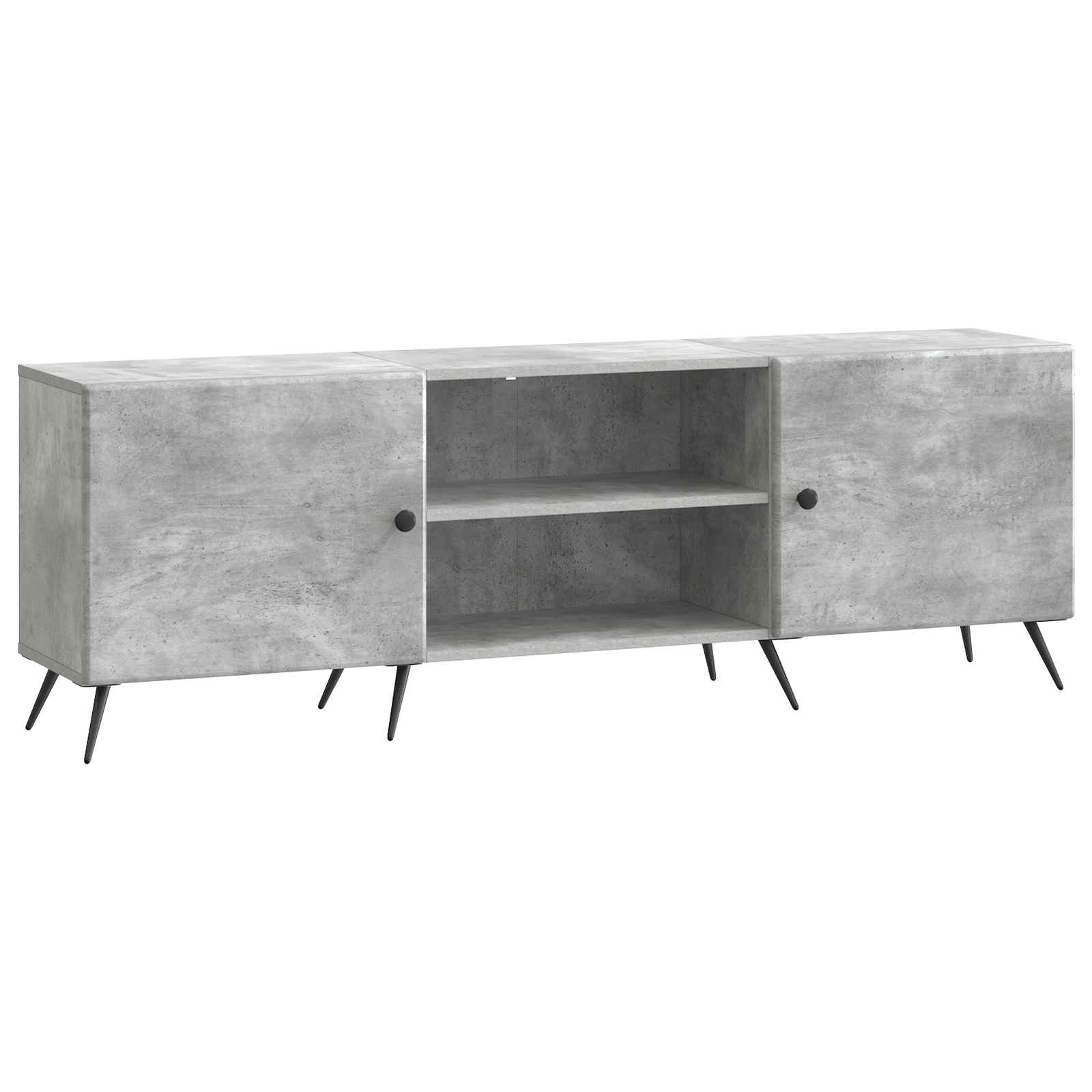 vidaXL Cabinet TV Gri Beton 150 x 31 x 50 cm Lemn prelucrat