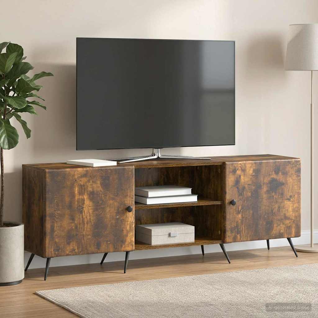vidaXL Cabinet TV Stejar fumuriu 150 x 31 x 50 cm Lemn prelucrat
