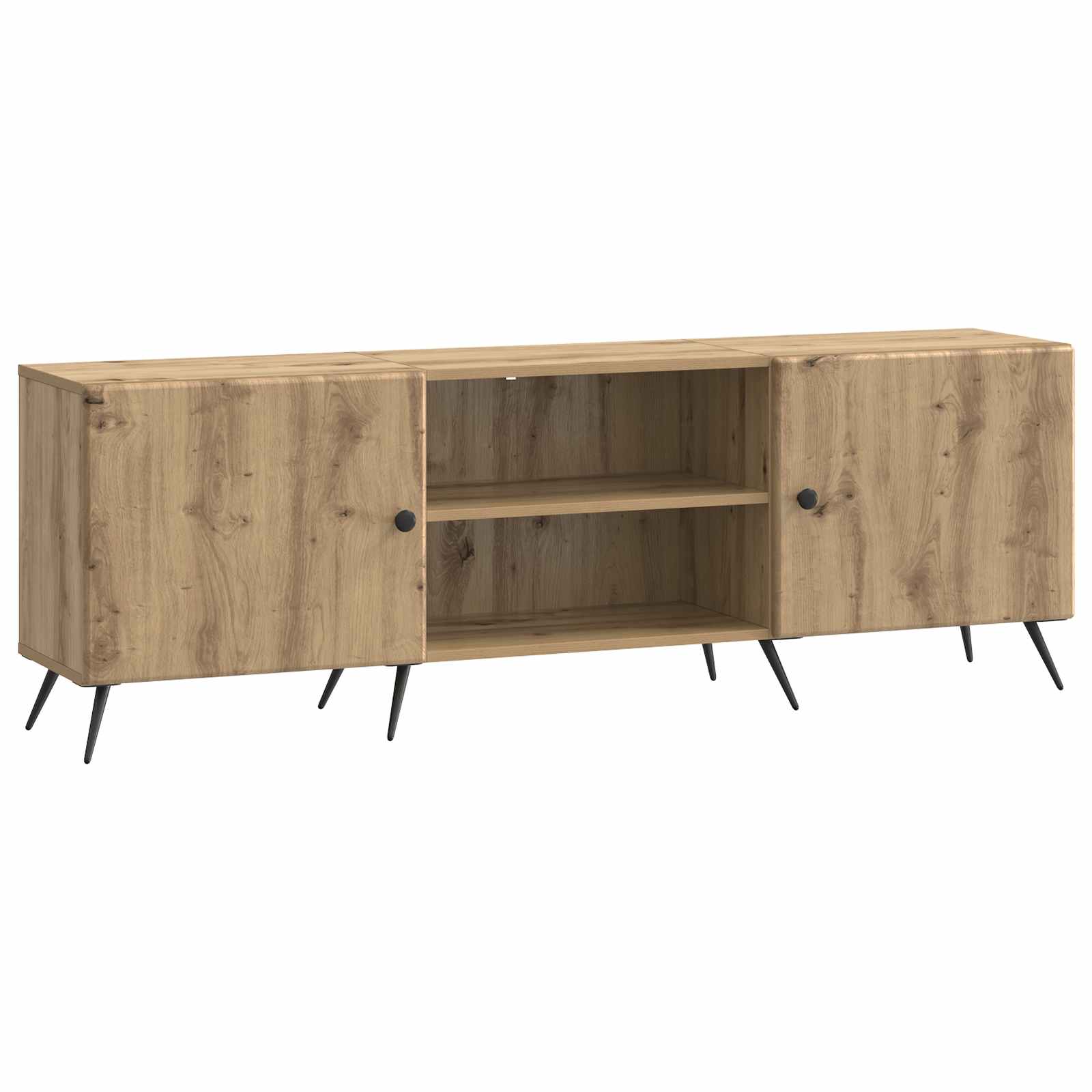 vidaXL Cabinet TV Stejar Artizanal 150 x 31 x 50 cm Lemn prelucrat