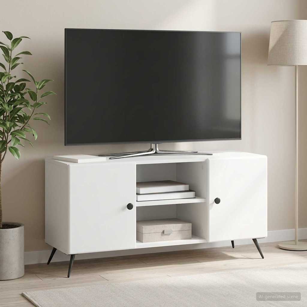 vidaXL Cabinet TV Alb 102 x 34,5 x 50 cm Lemn prelucrat