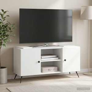 TV omarica Bela 102 x 34,5 x 50 cm Inženirski les