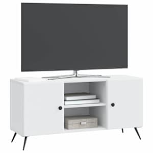 Televizní skříň Bílá 102 x 34,5 x 50 cm Kompozitní dřevo - obrázek 3