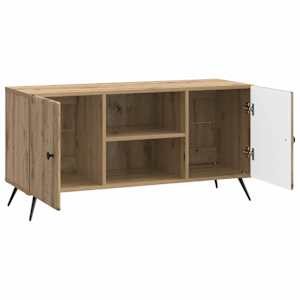 Televizní skříň 102 x 34,5 x 50 cm Dub artisan Kompozitní dřevo - obrázek 5