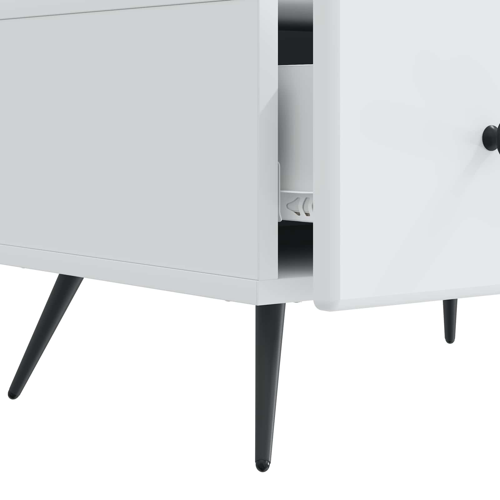 Ντουλάπι TV Λευκό 147 x 34,5 x 30 εκ Επεξεργασμένο Ξύλο - Image 7