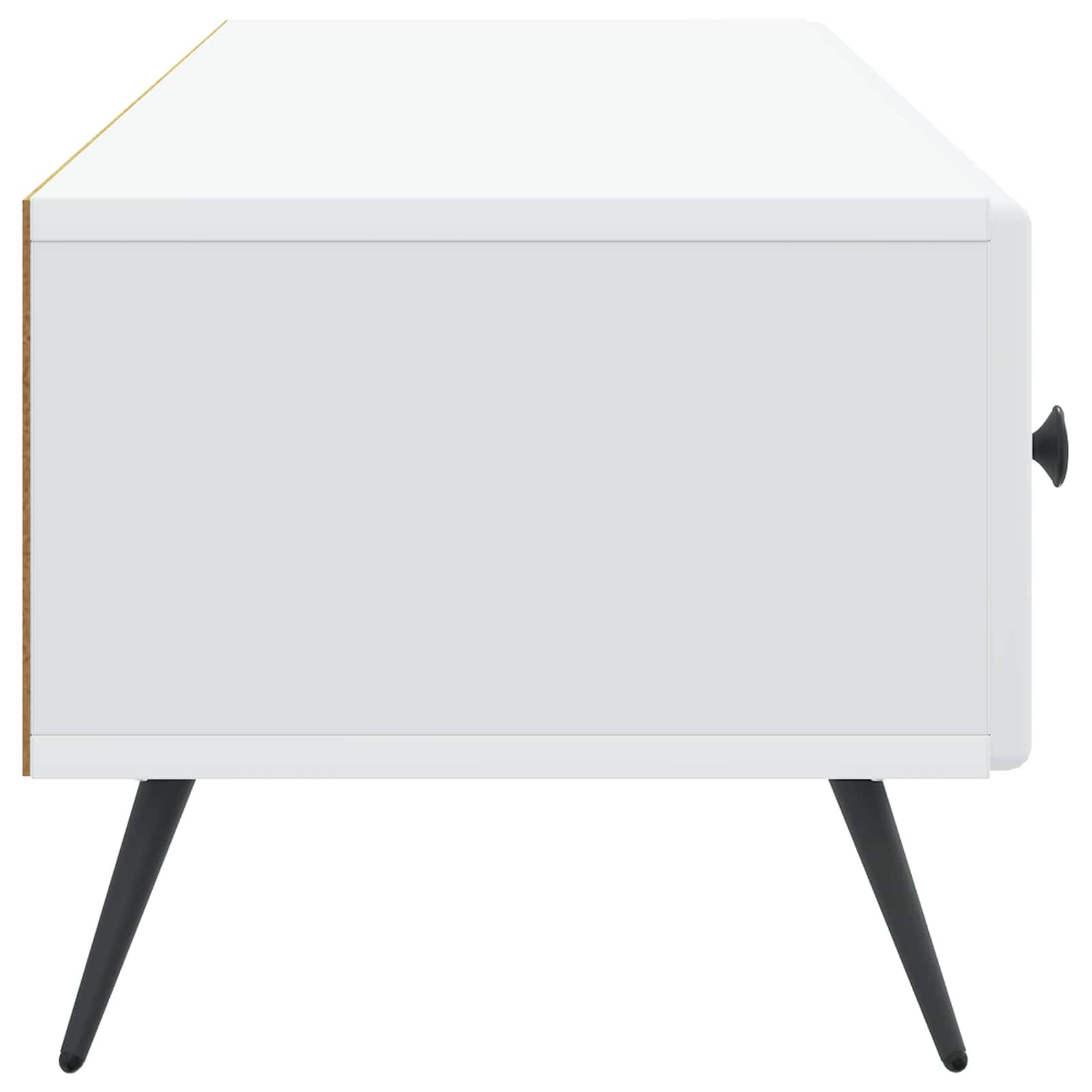Ντουλάπι TV Λευκό 147 x 34,5 x 30 εκ Επεξεργασμένο Ξύλο - Image 5