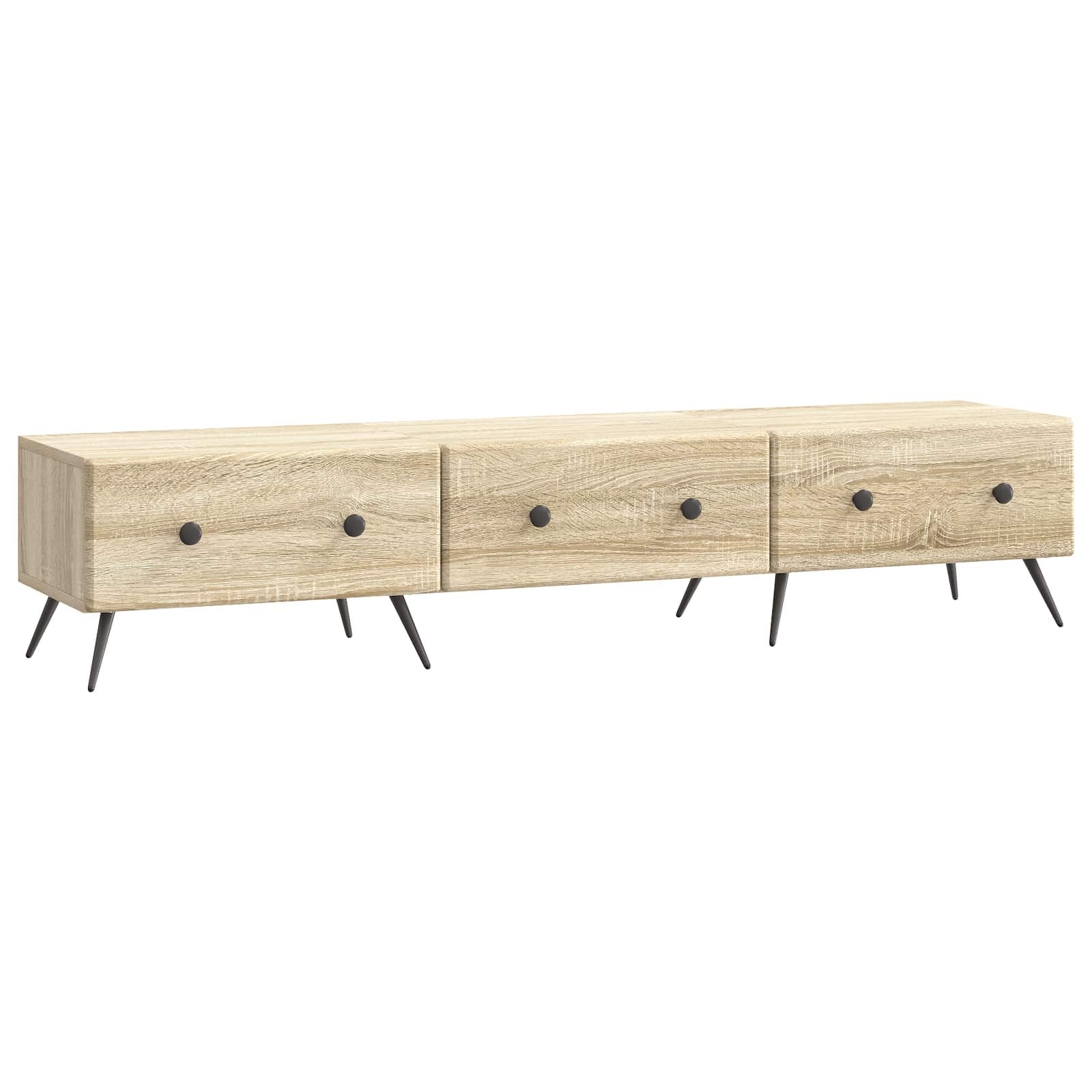vidaXL Cabinet TV Stejar Sonoma 147 x 34,5 x 30 cm Lemn prelucrat