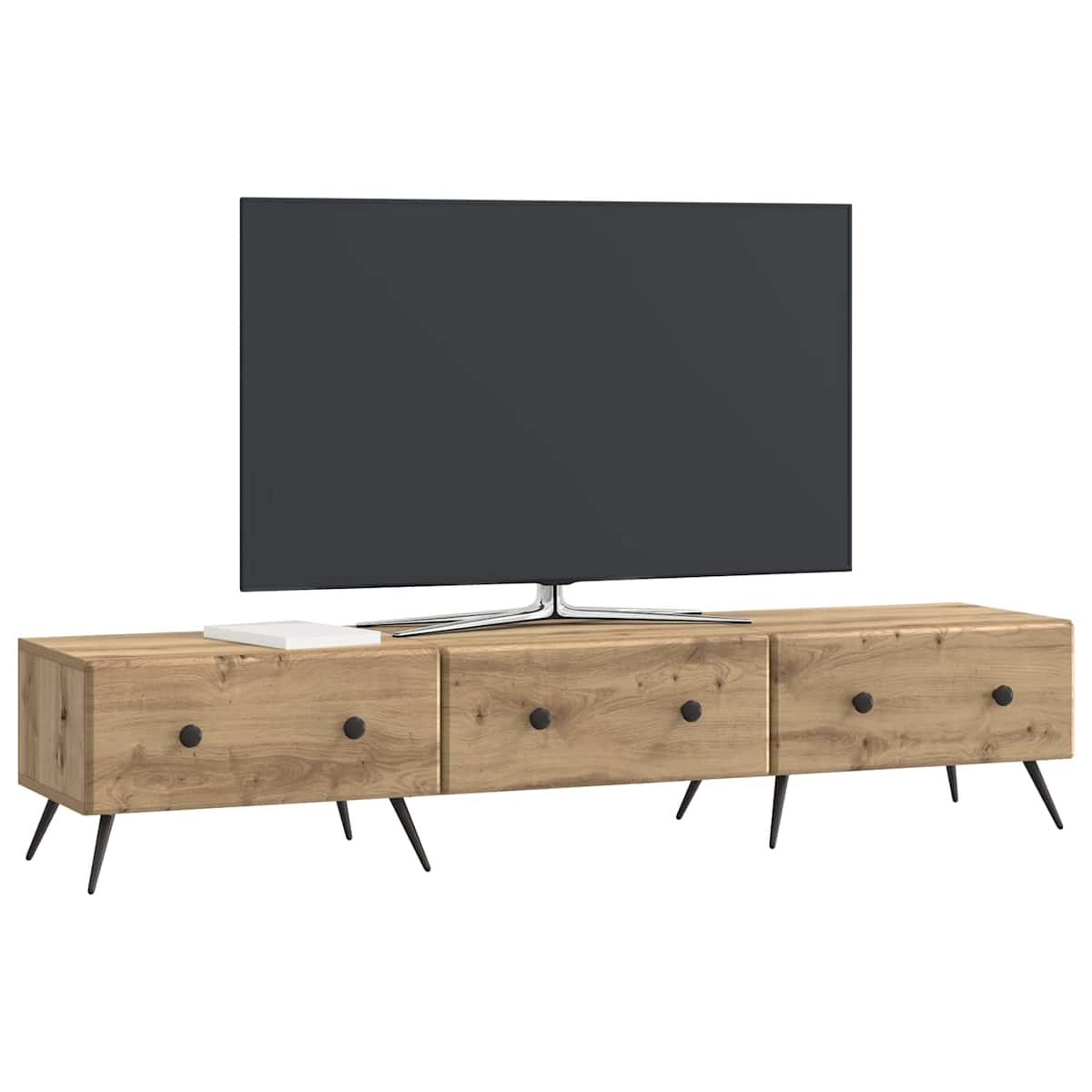 TV-skab 147 x 34,5 x 30 cm Konstrueret træ - Billede 3
