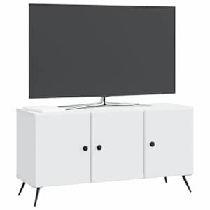 Televizní skříň Bílá 99 x 34,5 x 50 cm Kompozitní dřevo - obrázek 3