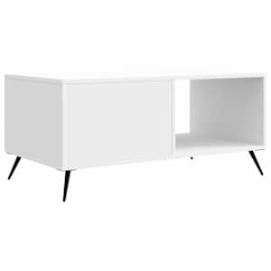 Konferenční stolek Bílá s vysokým leskem 90 x 50 x 40 cm - obrázek 7