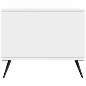 Konferenční stolek Bílá s vysokým leskem 90 x 50 x 40 cm - obrázek 6