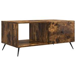 Konferenční stolek Kouřový dub 90 x 50 x 40 cm Kompozitní dřevo - obrázek 2