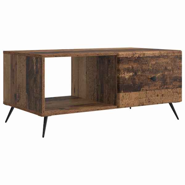 vidaXL Kohvilaud Vana puit 90 x 50 x 40 cm Tehispuit