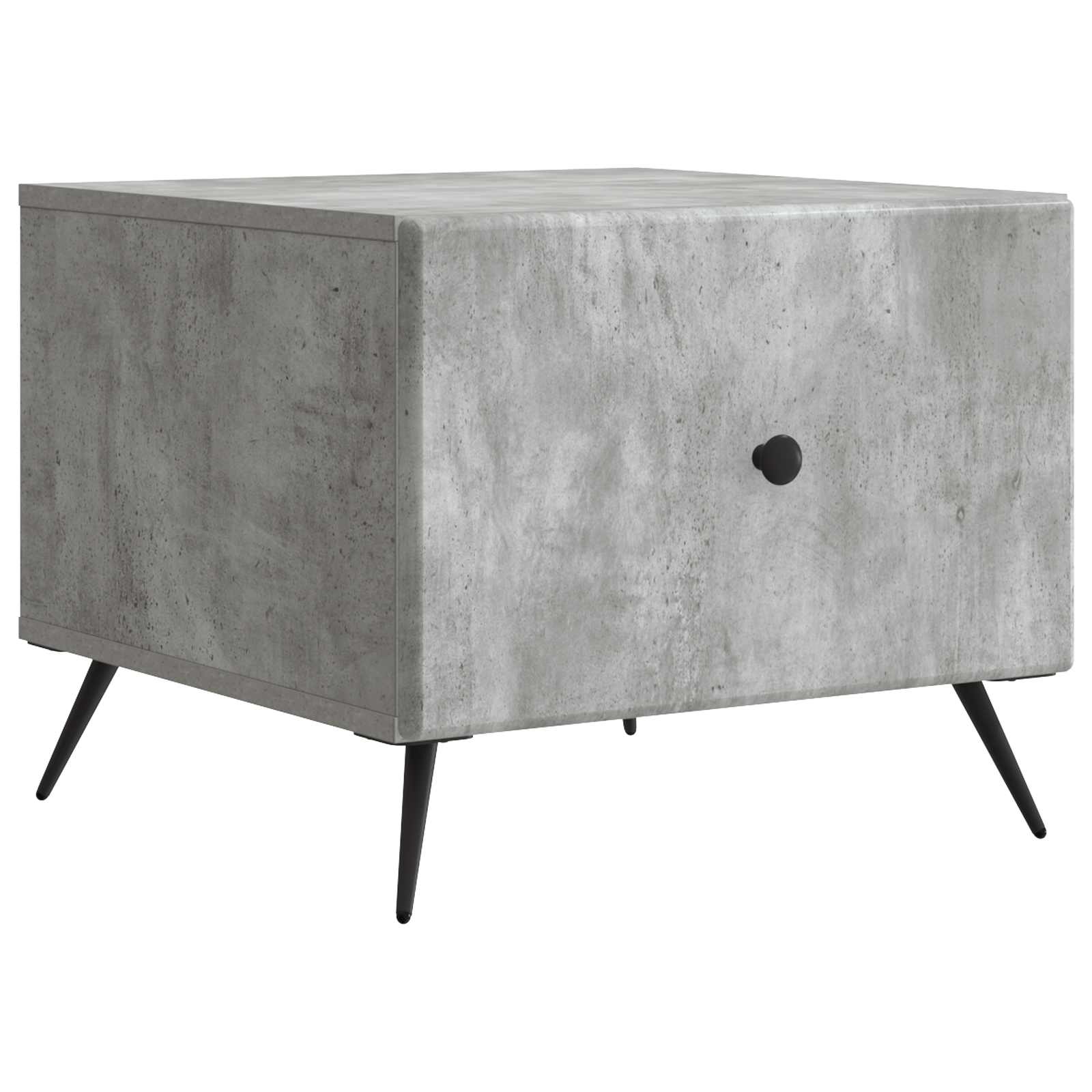 vidaXL Masă de cafea Gri Beton 49 x 50 x 40 cm Lemn prelucrat