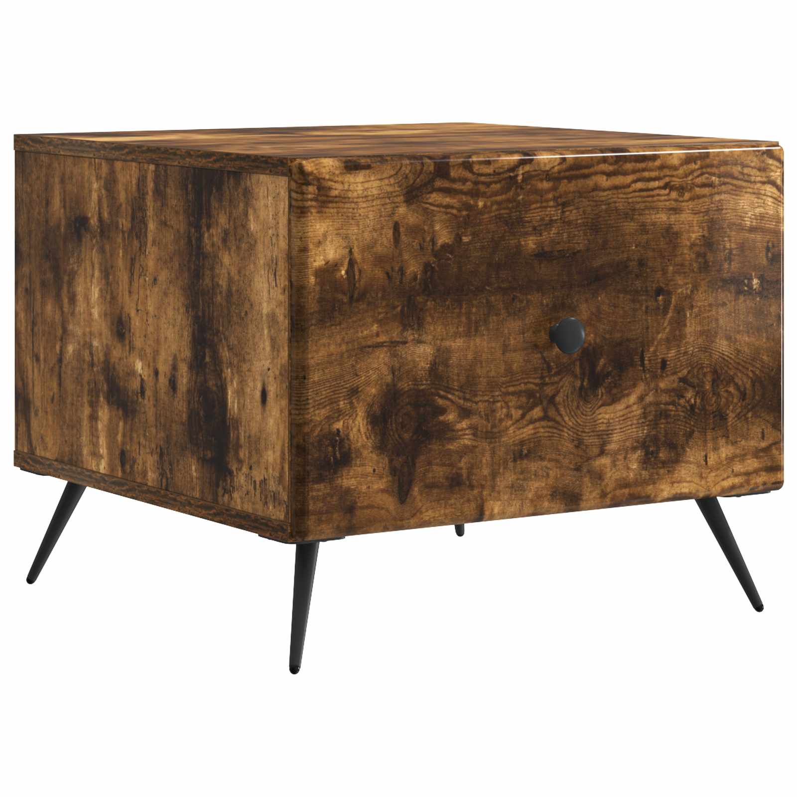 vidaXL Masă de cafea Stejar fumuriu 49 x 50 x 40 cm Lemn prelucrat