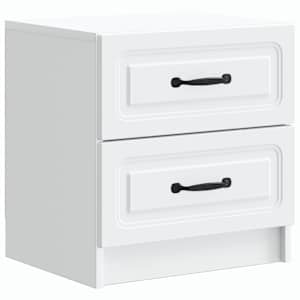vidaXL &Ouml;&ouml;lambi kapp sahtliga Valge 43 x 34,5 x 44,5 cm Tehispuit