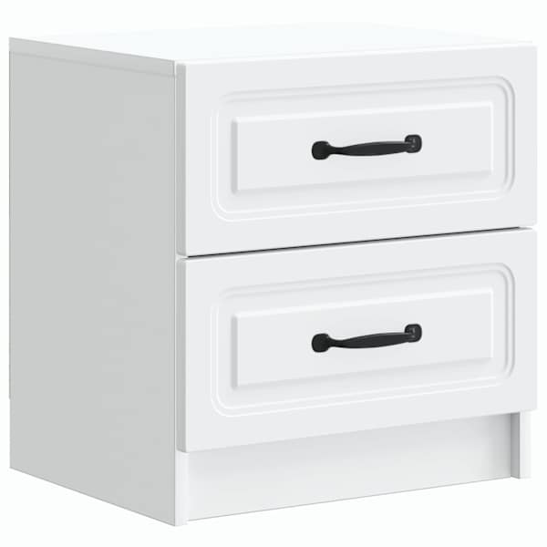 vidaXL &Ouml;&ouml;lambi kapp sahtliga Valge 43 x 34,5 x 44,5 cm Tehispuit