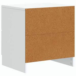 Noční skříňka 2 pcs Bílá 43 x 34,5 x 44,5 cm Kompozitní dřevo - obrázek 7