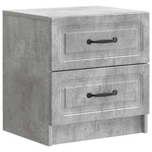 Noční skříňka 2 pcs Betonově šedá 43 x 34,5 x 44,5 cm - obrázek 5