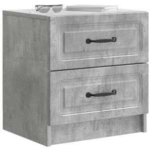 Noční skříňka 2 pcs Betonově šedá 43 x 34,5 x 44,5 cm - obrázek 3