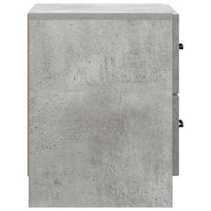 Noční skříňka 2 pcs Betonově šedá 43 x 34,5 x 44,5 cm - obrázek 8