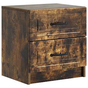 Nočna omarica Dimljen hrast 43 x 34,5 x 44,5 cm Inženirski les