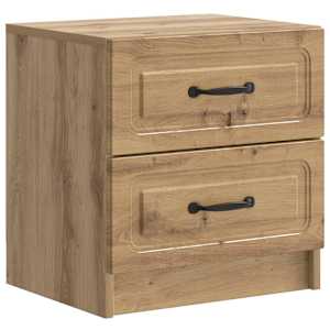 Nočna omarica Artisan hrast 43 x 34,5 x 44,5 cm Inženirski les