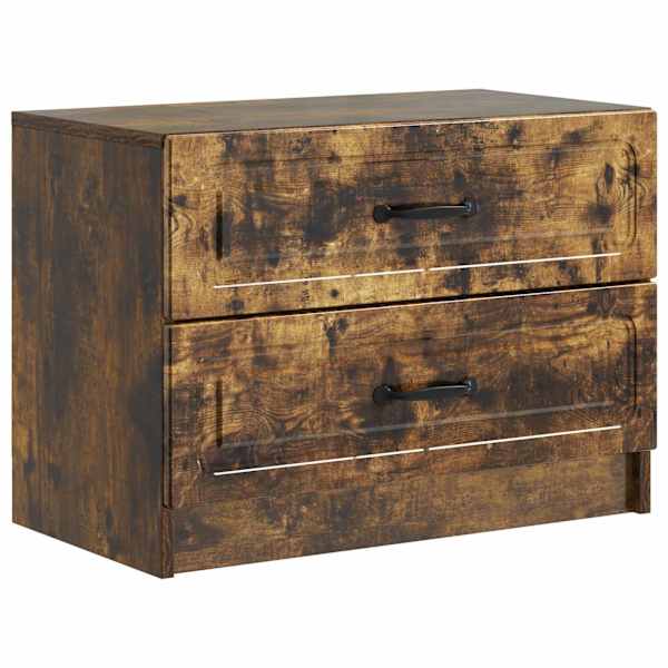 vidaXL &Ouml;&ouml;lambi kapp Suitsutatud tamm 62 x 34,5 x 44,5 cm Tehispuit